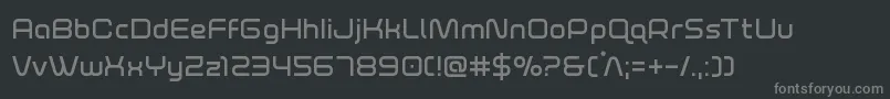 fuente foxontherunsemibold – Fuentes Grises Sobre Fondo Negro