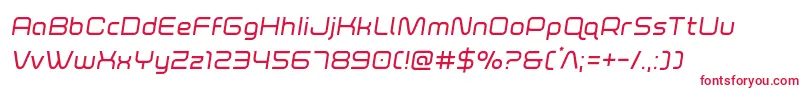 foxontherunsemital Font – Red Fonts