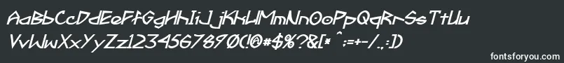 Fractyl Bold Italic Font – White Fonts