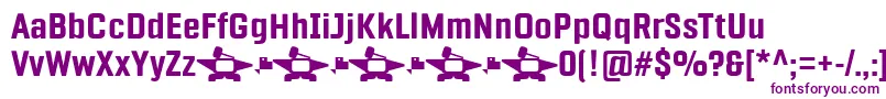Fragua Bold-Schriftart – Violette Schriften