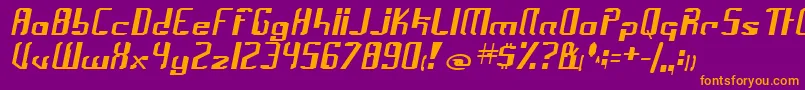 fuente frak – Fuentes Naranjas Sobre Fondo Morado