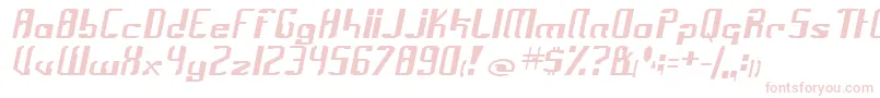 frak Font – Pink Fonts on White Background