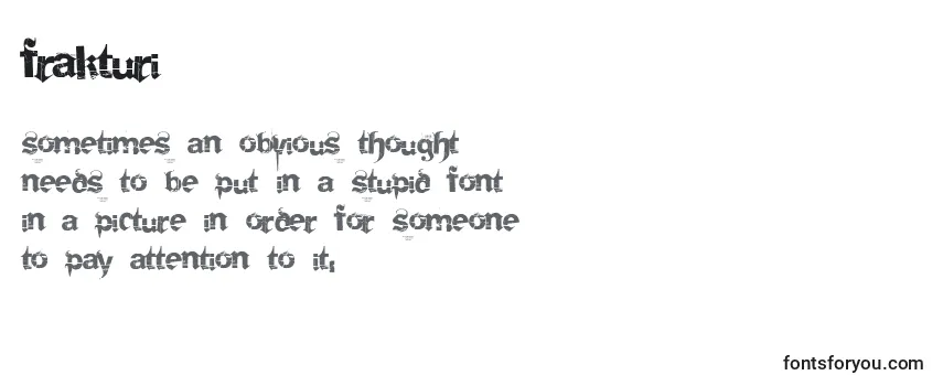Review of the FRAKTURI Font