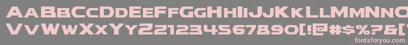 Modithorson Font – Pink Fonts on Gray Background