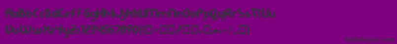 LageGrafica Font – Black Fonts on Purple Background