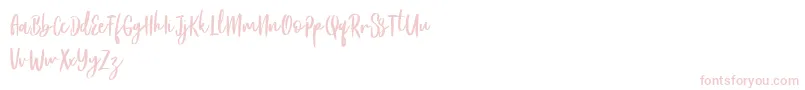 Czcionka Frances Free – różowe czcionki