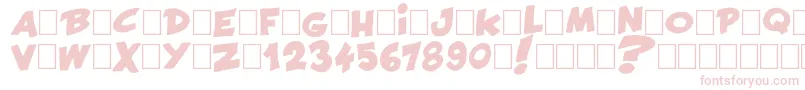 Francobelge-Schriftart – Rosa Schriften