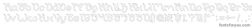 Frankenstein Monster Hollow Font – Gray Fonts