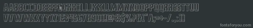 More about franknplank3dbold Font franknplank3dbold Font – Gray Fonts on Black Background