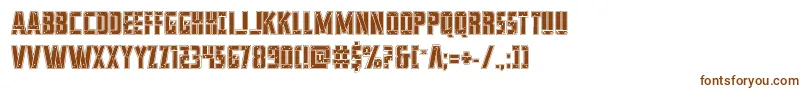 franknplankacad-fontti – ruskeat fontit