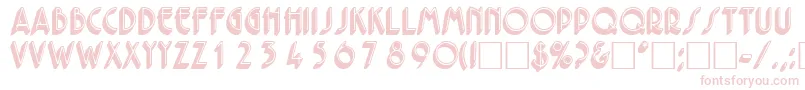 FeriodisplaycapssskRegular Font – Pink Fonts on White Background