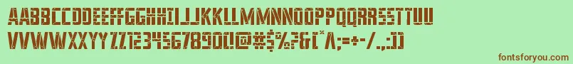More about franknplanklight Font franknplanklight Font – Brown Fonts on Green Background