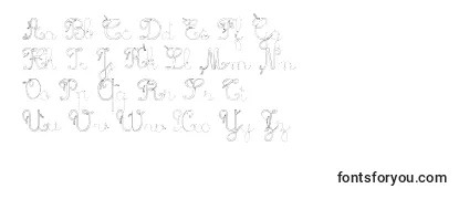Обзор шрифта MaternellecolorTraceCursive