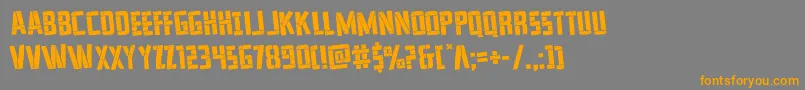 Подробнее о шрифте franknplankrotat Шрифт franknplankrotat – оранжевые шрифты на сером фоне
