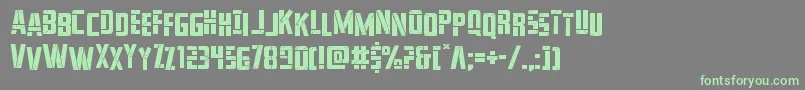 More about franknplankstag Font franknplankstag Font – Green Fonts on Gray Background
