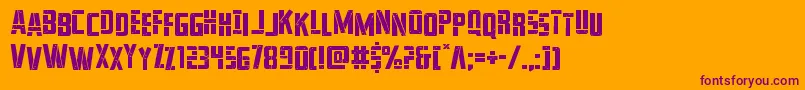 More about franknplankstag Font franknplankstag Font – Purple Fonts on Orange Background
