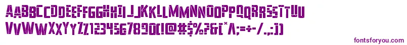 franknplankstag-fontti – violetit fontit