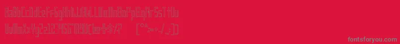 Más sobre la fuente Frankstern Outline fuente Frankstern Outline – Fuentes Grises Sobre Fondo Rojo