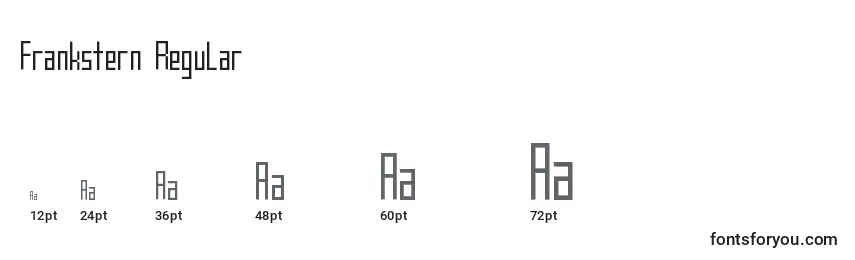 Frankstern Regular Font Sizes