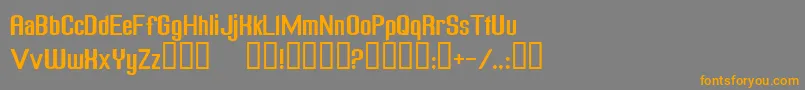 FREAGN   Font – Orange Fonts on Gray Background