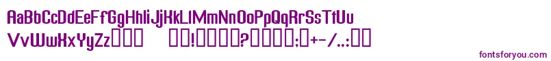 Шрифт FREAGN   – фиолетовые шрифты на белом фоне