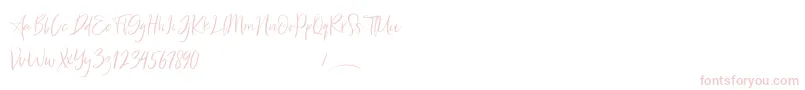 Freaks Font – Pink Fonts on White Background