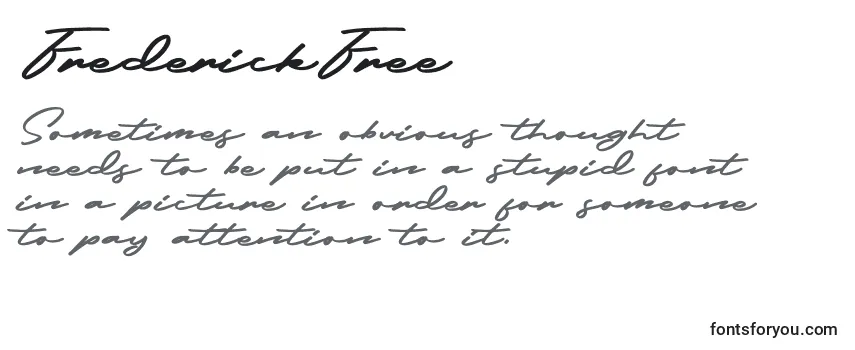 FrederickFree Font