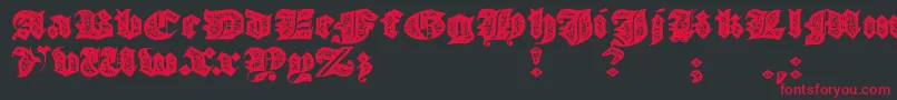 JmhMorenetaDivineOld Font – Red Fonts on Black Background