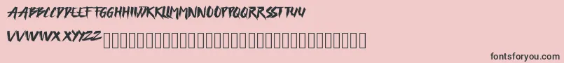 FREEDAY Font – Black Fonts on Pink Background