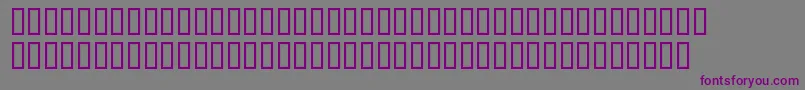 FreeDesign001Dotdot Font – Purple Fonts on Gray Background