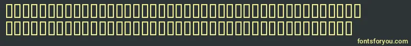 FreeDesign001Dotdot Font – Yellow Fonts on Black Background