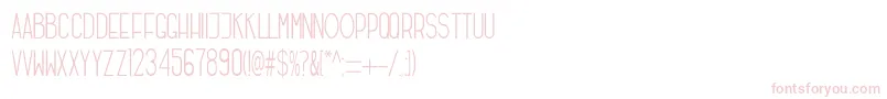 Freeds Regular-Schriftart – Rosa Schriften auf weißem Hintergrund