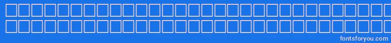Freehand Font – Pink Fonts on Blue Background