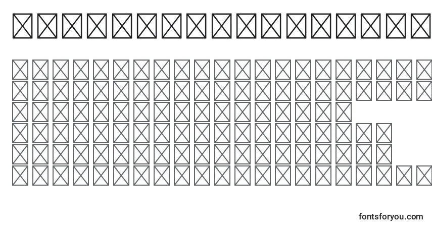 Schriftart RyodispstdExtrabold – Alphabet, Zahlen, spezielle Symbole