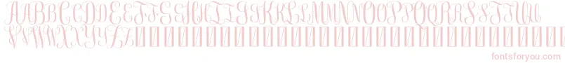 FreeMonogram Beta 0 5 Font – Pink Fonts on White Background