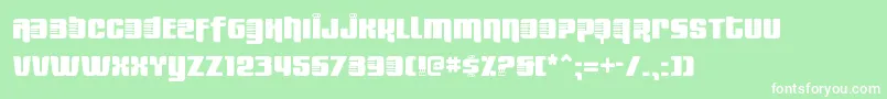 FRESBS   Font – White Fonts on Green Background