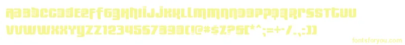 FRESBS   Font – Yellow Fonts on White Background