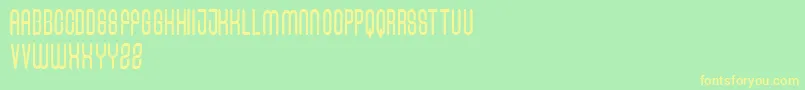 Police FRESH BERRIES Sans FREE – polices jaunes sur fond vert