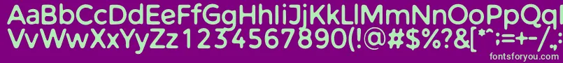 En savoir plus sur la police WarlowSans Police WarlowSans – polices vertes sur fond violet