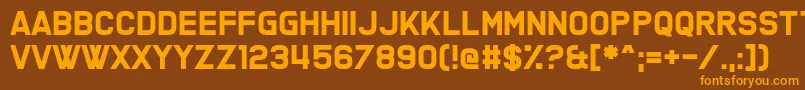 En savoir plus sur la police Fresh Eaters Police Fresh Eaters – polices orange sur fond brun