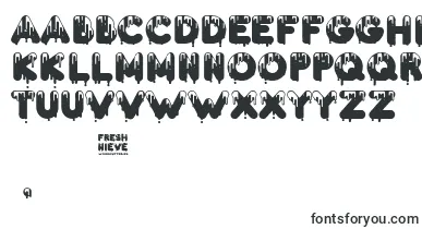 Fresh Nieve font – Fonts By Materials