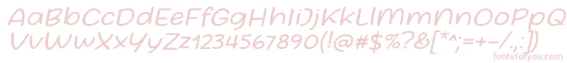 Friday October Twelve Font by Situjuh 7NTypes Italic Font – Pink Fonts