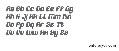 フォントFRIENDLY ROBOT Bold Italic
