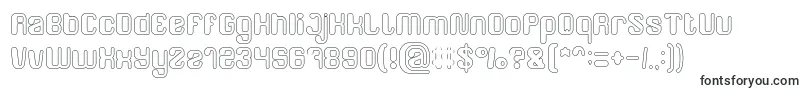 FRIENDLY ROBOT Hollow-Schriftart – Schriftarten, die mit F beginnen