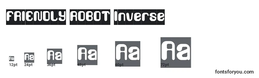 FRIENDLY ROBOT Inverse Font Sizes