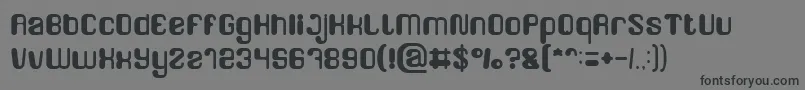 FRIENDLY ROBOT Light Font – Black Fonts on Gray Background