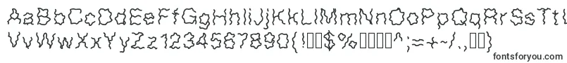 Czcionka Frissons – pisma ręczne