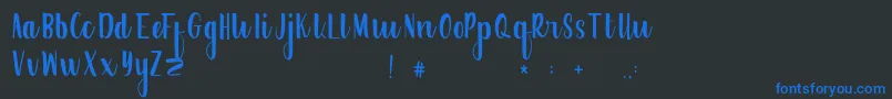 More about FrogresFree Font FrogresFree Font – Blue Fonts on Black Background