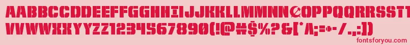 frombondwithlove Font – Red Fonts on Pink Background