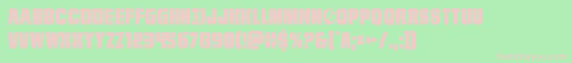 frombondwithlovecond Font – Pink Fonts on Green Background